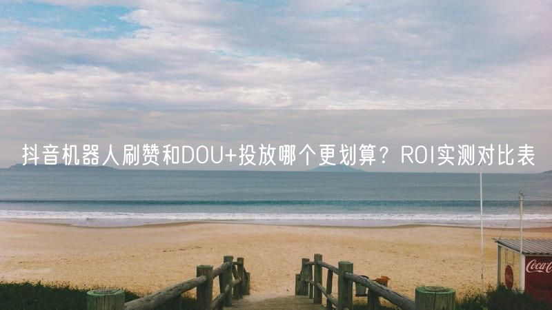 抖音机器人刷赞和DOU+投放哪个更划算？ROI实测对比表