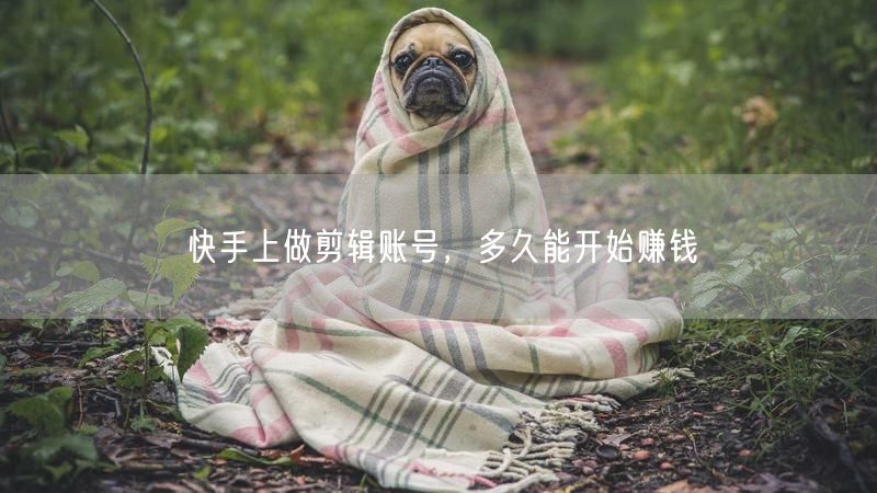 快手上做剪辑账号，多久能开始赚钱