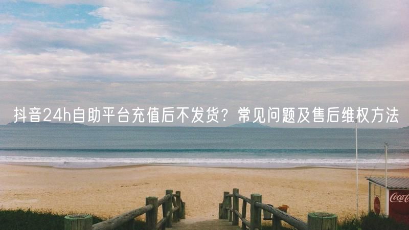 抖音24h自助平台充值后不发货？常见问题及售后维权方法